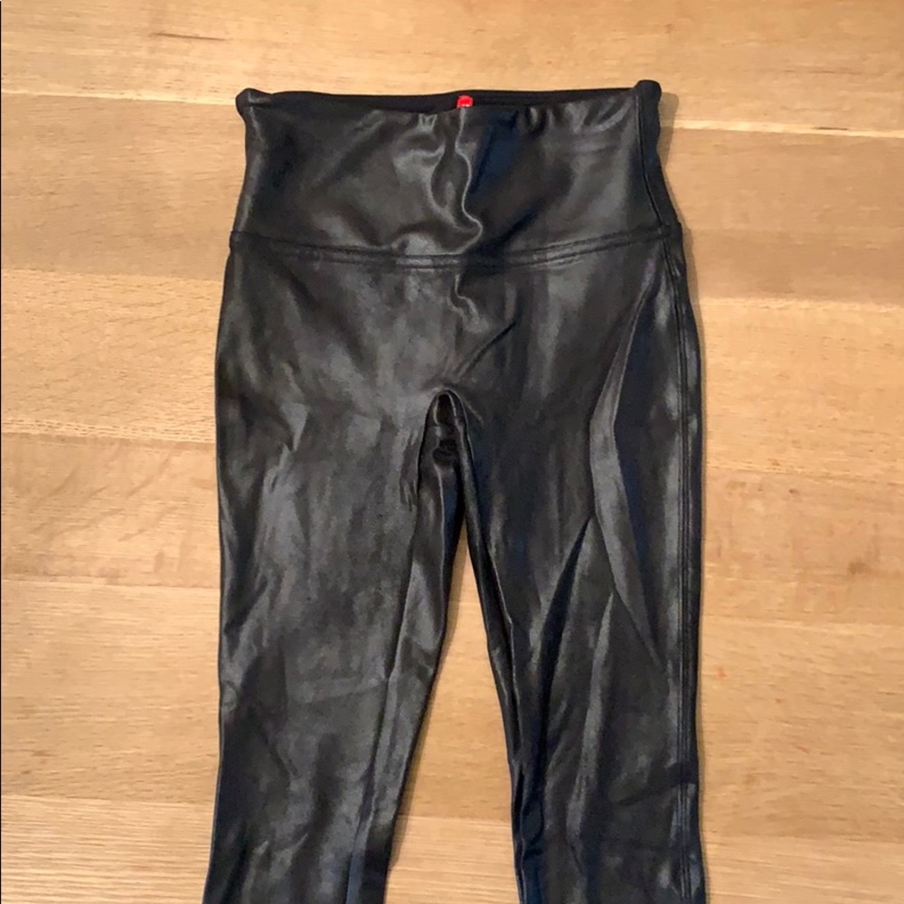 Spanx faux leather leggings